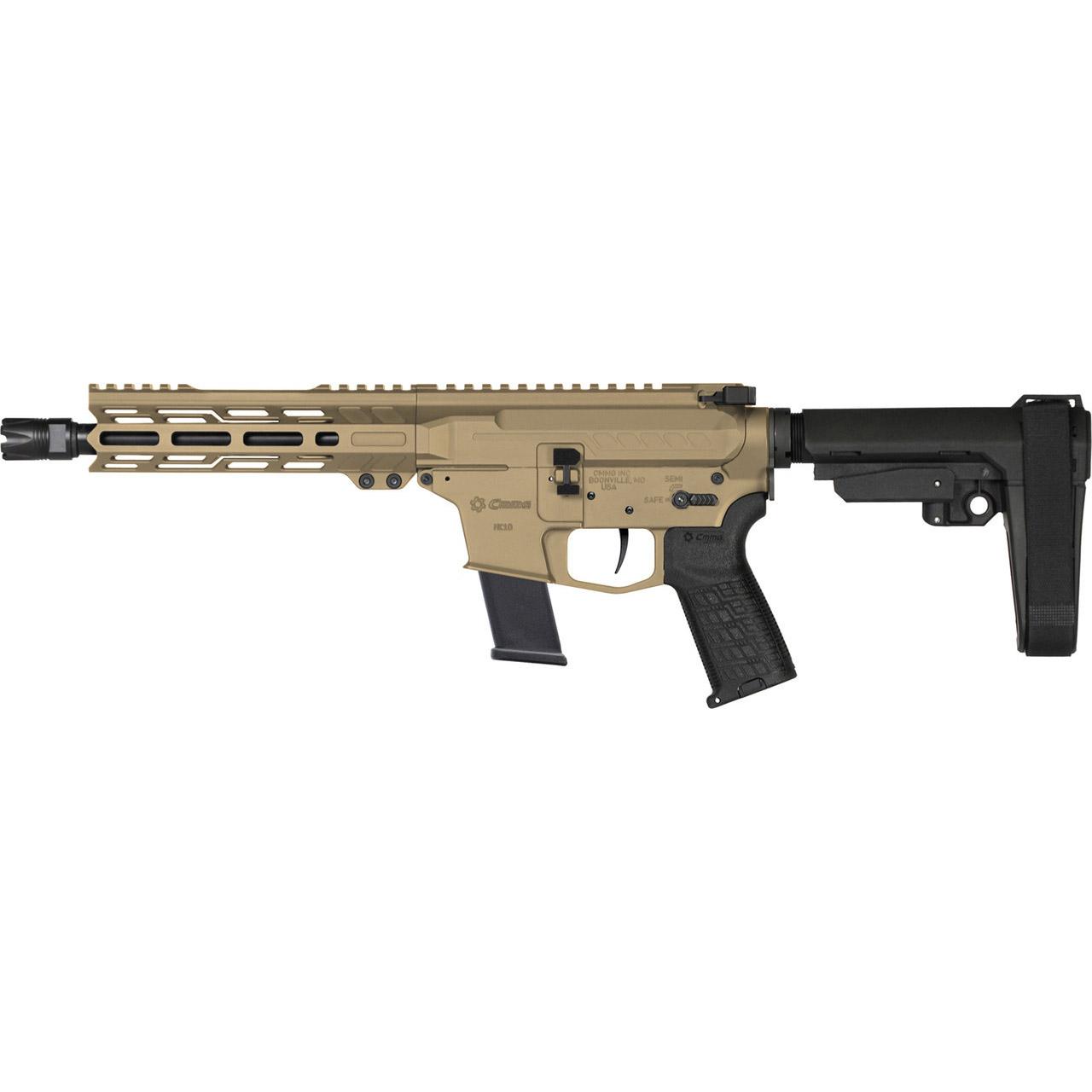 CMMG Banshee Mk10 Pistol 10mm Auto 30rd Magazine 8'' Barrel Coyote Tan w/Brace