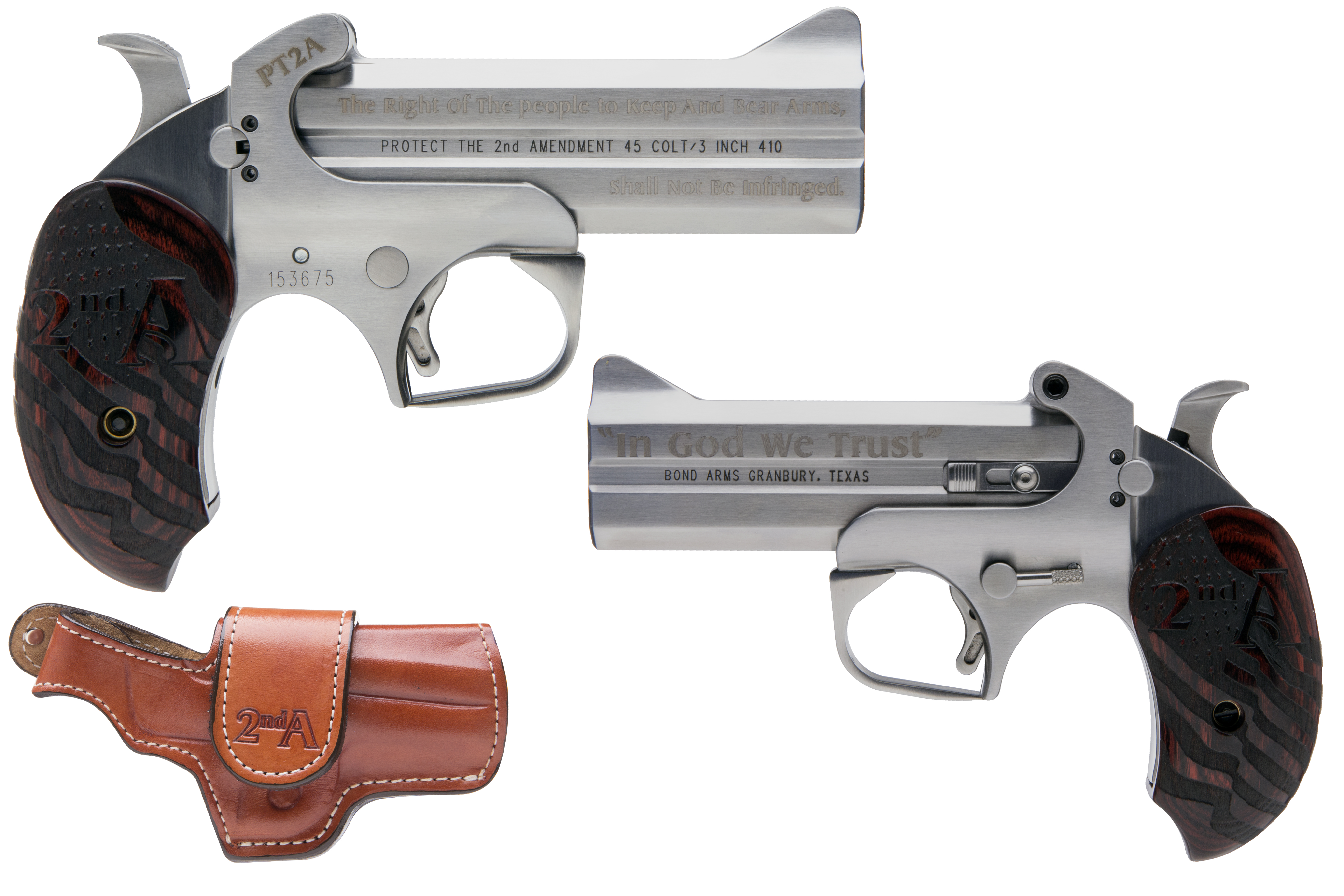 Bond Arms BND PT2A DERR 45/410 4.25 SS