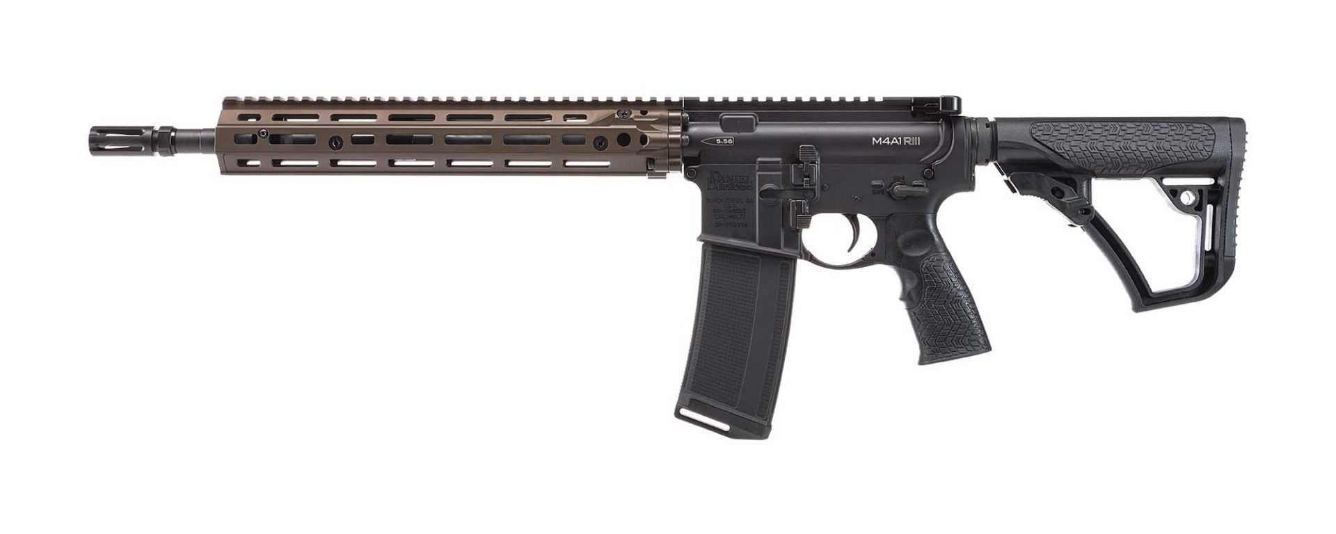 DANIEL DEFENSE DD4 M4A1RIII 14.5" PW FDE 5.56MM 1-32RD MAG
