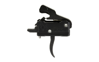Rise Armament Rave 140 Single Stage AR Rifle Trigger 3.5 lb Curved Black