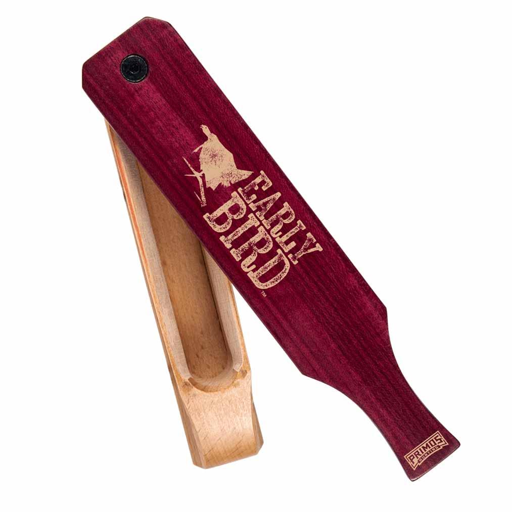 Primos Early Bird Turkey Call / Purple Heart Paddle With Hardwood