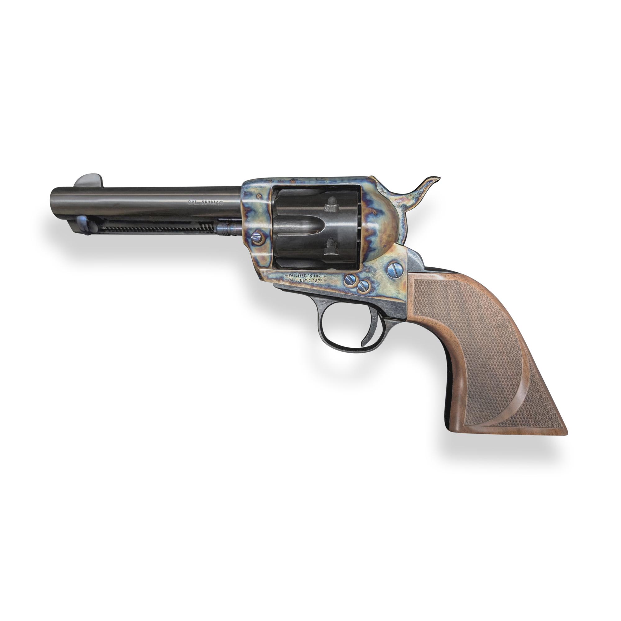 EMF Great Western II Premier Revolver .45 Colt 6rd Capacity 4.75" Barrel NM Checkered Walnut Grips