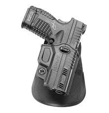 FOBUS USA LLC EVOLTION PADDLE HOLSTER FOR SPRINGFIELD XDS .45 9MM & .40 RH BK