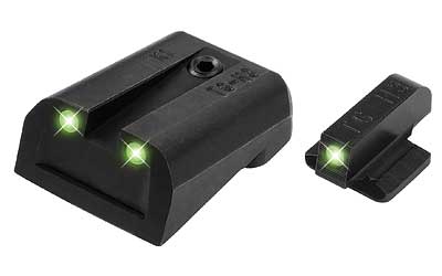 Truglo Tritium Britesite Night Sights Fits Kimber 1911 models with FIXED REAR SIGHT - Front Green/Rear Green