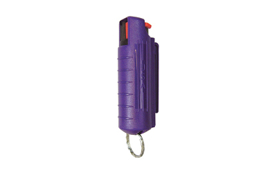 Personal Security Products Blue Heat Pepper Spray Canister with Case and Key Ring 1/2 oz Purple