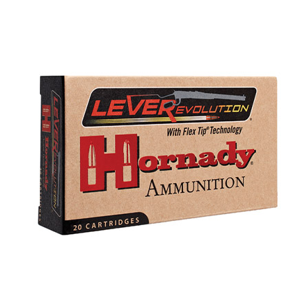 Hornady LEVERevolution Rifle Ammunition .450 Marlin 325 gr FTX 2225 fps 20/ct