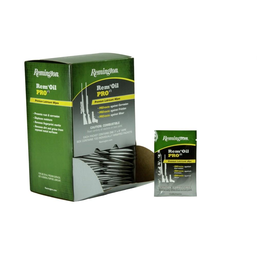 Remington Pro3 Premium Lubricant & Protectant Individual Wipes 100/ct