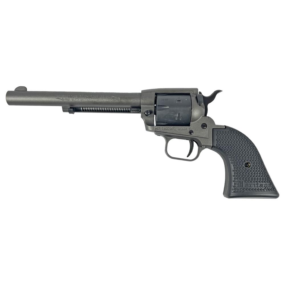 Taurus International - Heritage Heritage Rough Rider Steel Frame Tungsten Cerakote Handgun .22 LR 6rd Capacity 6.5" Barrel Polymer Black