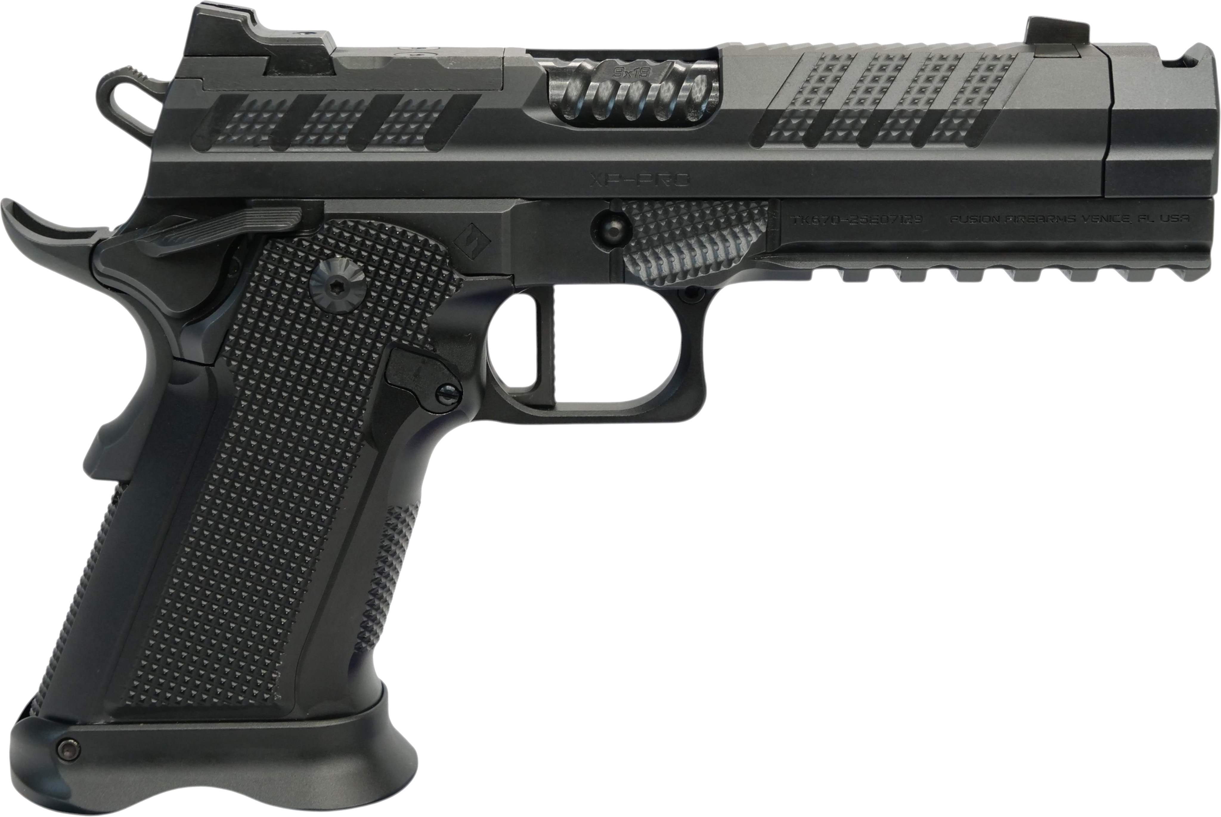Fusion XP Comp Ambi Thumbrest Handgun 9mm Luger 17rd Magazine (1) 4.6" Barrel