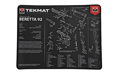 Gsm TekMat 15x20 Ultra Premium Gun Cleaning - Beretta 92
