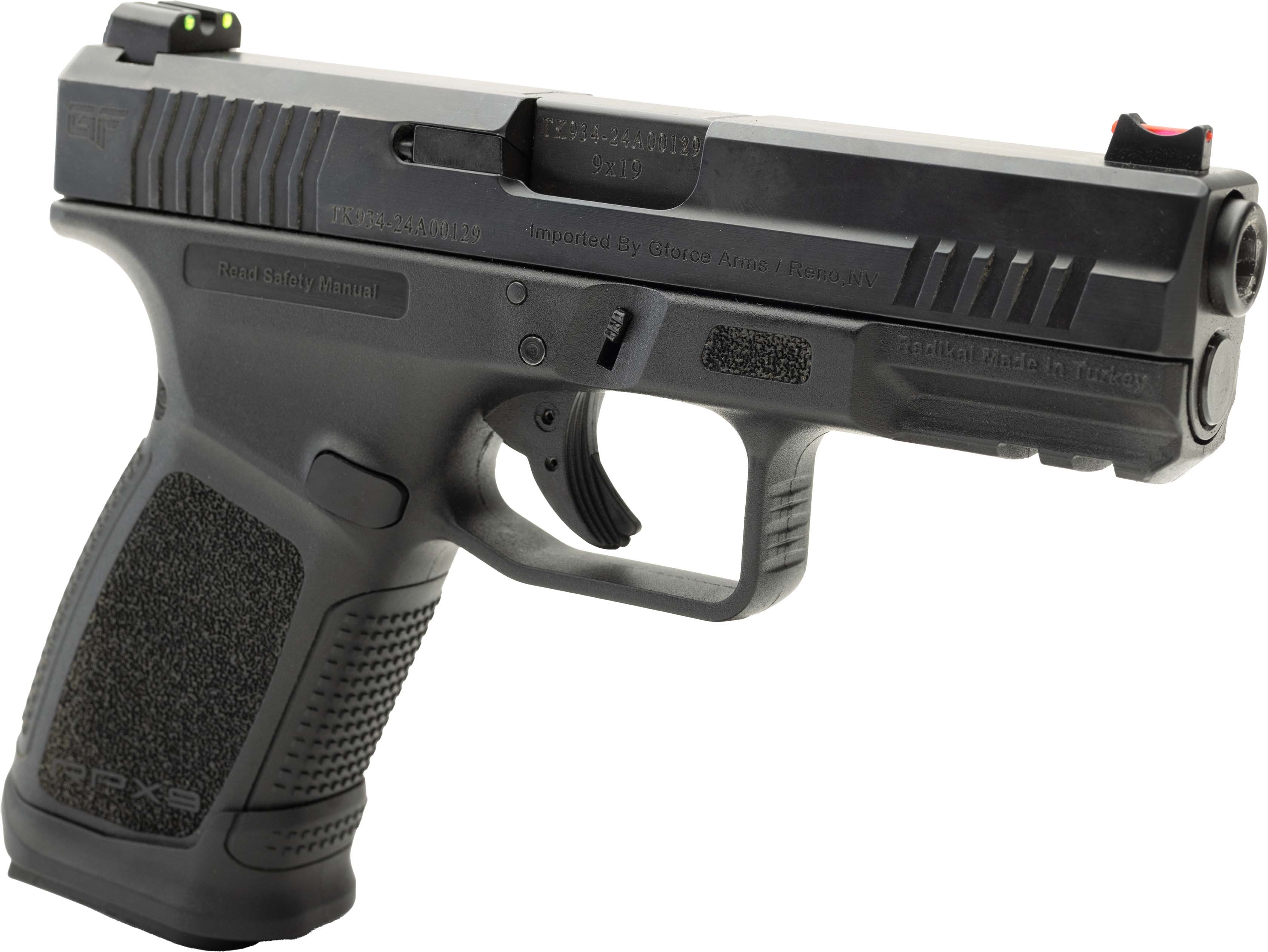 GForce Arms GFA RPX9 EXO 9MM 4B 15R BLK