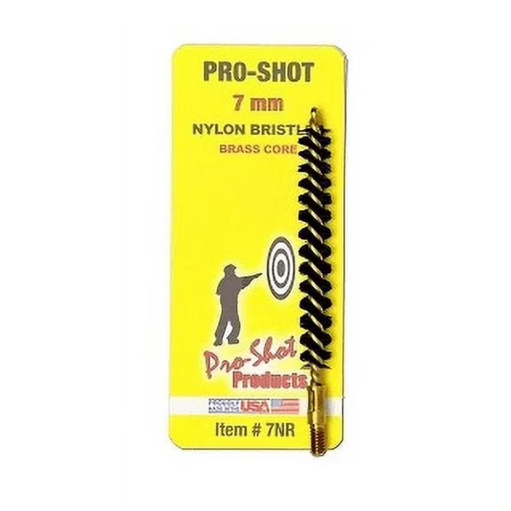 Pro-Shot Nylon Rifle Bore Brush with Brass Core 7mm