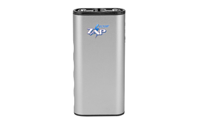 Personal Security Products Zap Edge Rechargeable USB Power Bank LED Stun Gun 950K Grey
