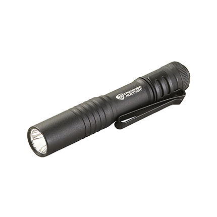 Streamlight MicroStream Alkaline Battery-Powered LED Pen Light - White LED Black