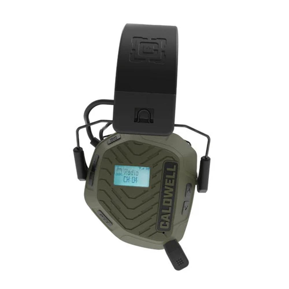 Caldwell EMax Pro Series Electronic Ear Muffs 23dB BT Two Way Communication OD Green