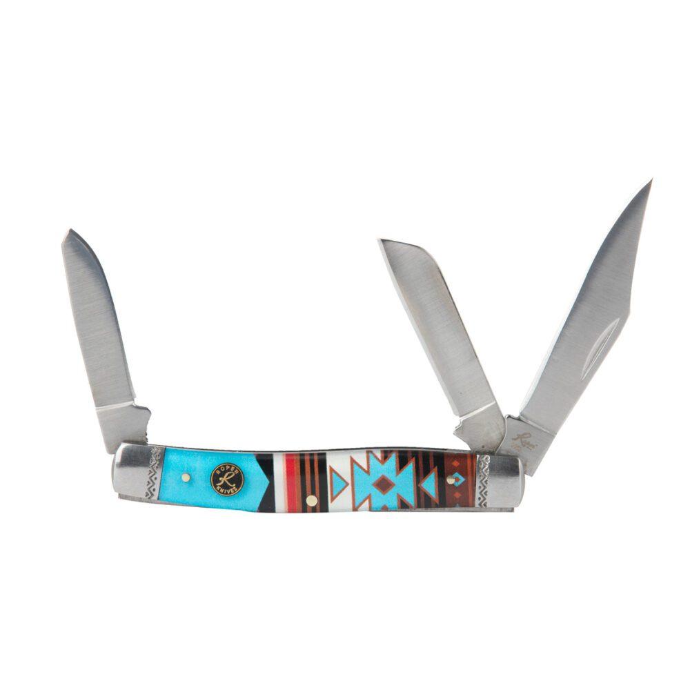 Rock Ridge Outdoors ABKT Roper Stockman Sunset Series II Knife 3 Blades