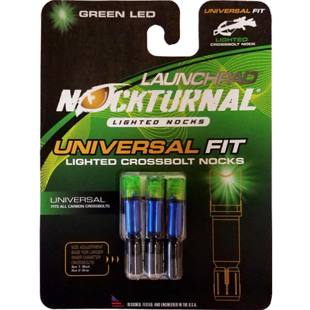 Feradyne Outdoors Nockturnal Launchpad Crossbow Nock Green 3/ct