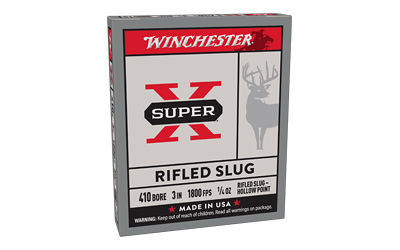 Winchester Super-X Rifled Slug Shotshells .410 ga 3" 1/4 oz 1800 fps Slug 5/ct
