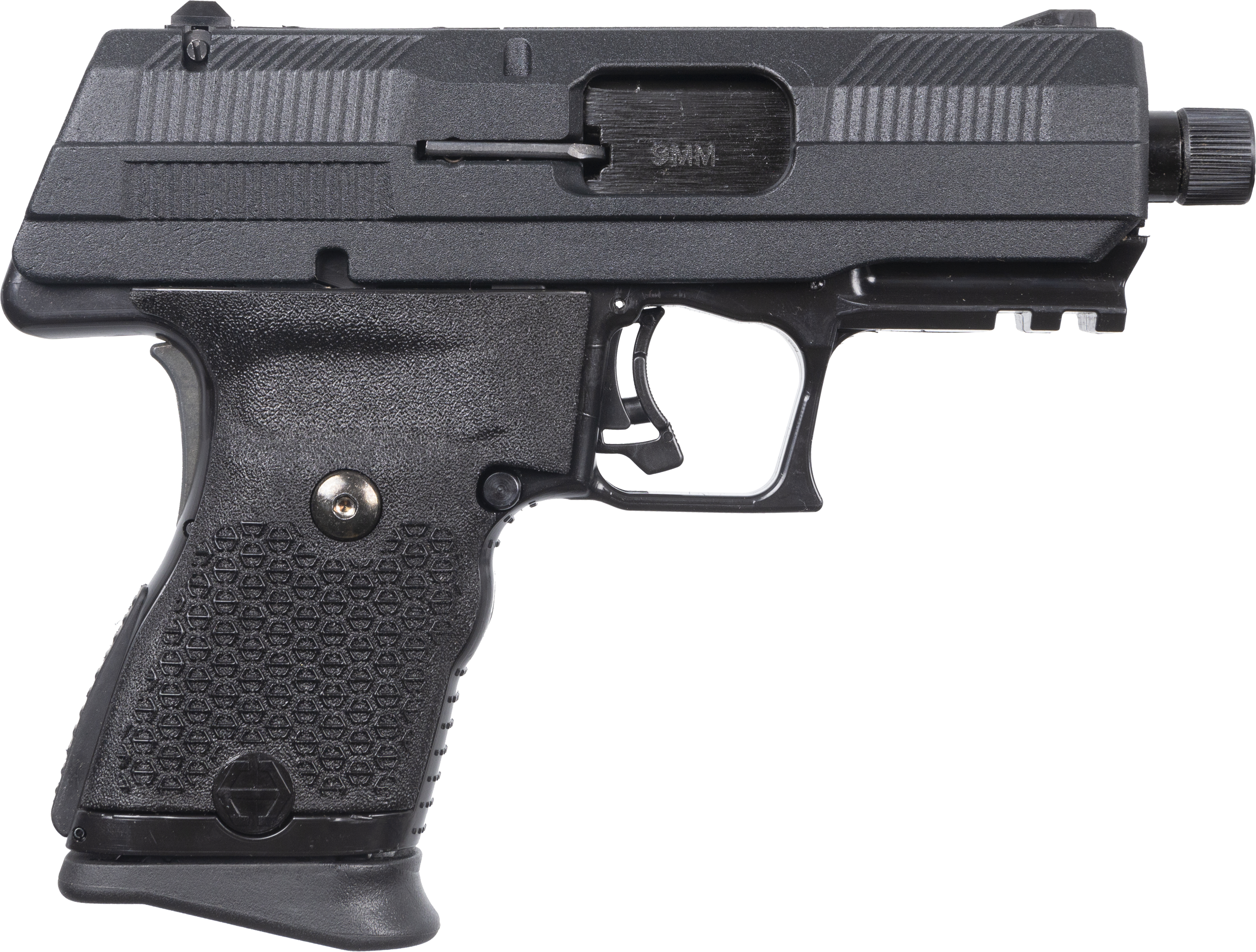 MKS SUPPLY LLC Hi-Point Firearms Yeet Cannon G1 Handgun 9mm Luger 8rd Magazine 3.5" Threaded Barrel Black