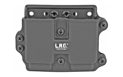 L.A.G. Tactical M.C.S. Double Pistol Magazine Carrier 9/40 Black