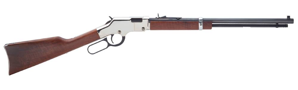 Henry Golden Boy Silver Rifle .22 WMR 12rd Capacity 20.5" Barrel Walnut