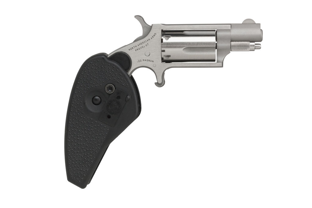NAA .22 Mag Handgun .22 Mag/.22 LR 5rd Capacity 1.125" Barrel with Holster Grip