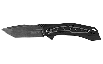 Kershaw Flatbed Assisted Folding Knife 3 1/8" Tanto Blade Black