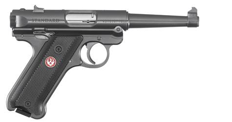 RUGER MRK IV STD 22LR 4.75" BLUED BLK GRP FXD SIGHT