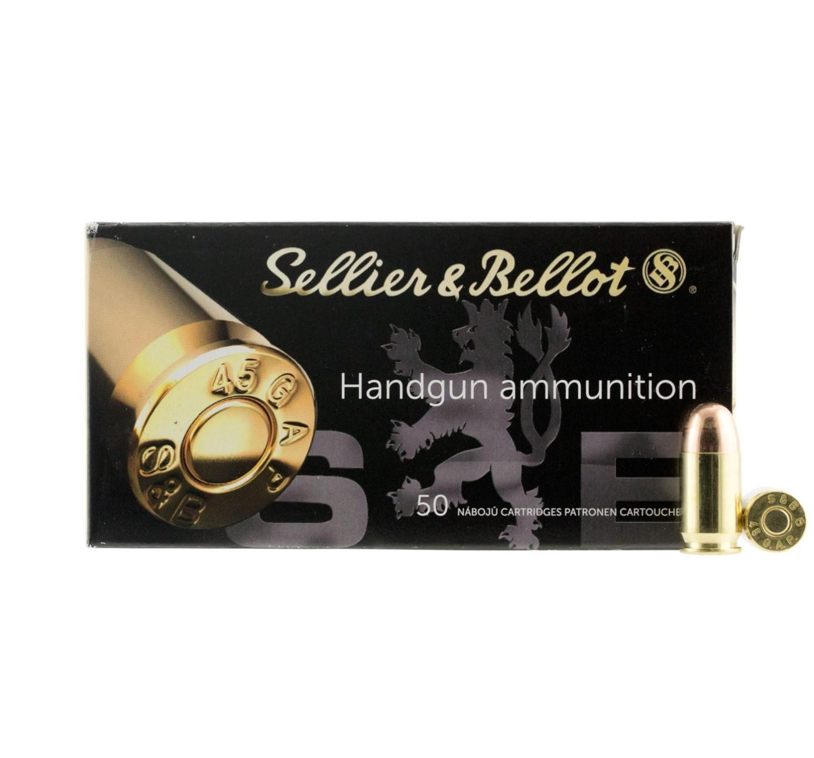 Mag-Tech/Sellier- Bellot Sellier & Bellot Pistol & Revolver Ammo .45 Gap 230 gr FMJ 50/ct