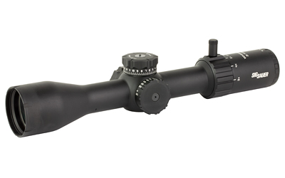 Sig Sauer Whiskey 4 Rifle Scope 3-12x44 30mm SFP BDC-1 Non-Illum Black