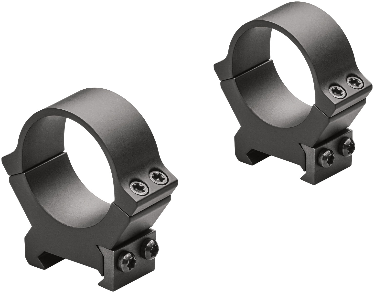 Leupold 2-Piece Precision-Fit PRW2 Weaver-Style Permanent Rings 30mm Low - Matte Black