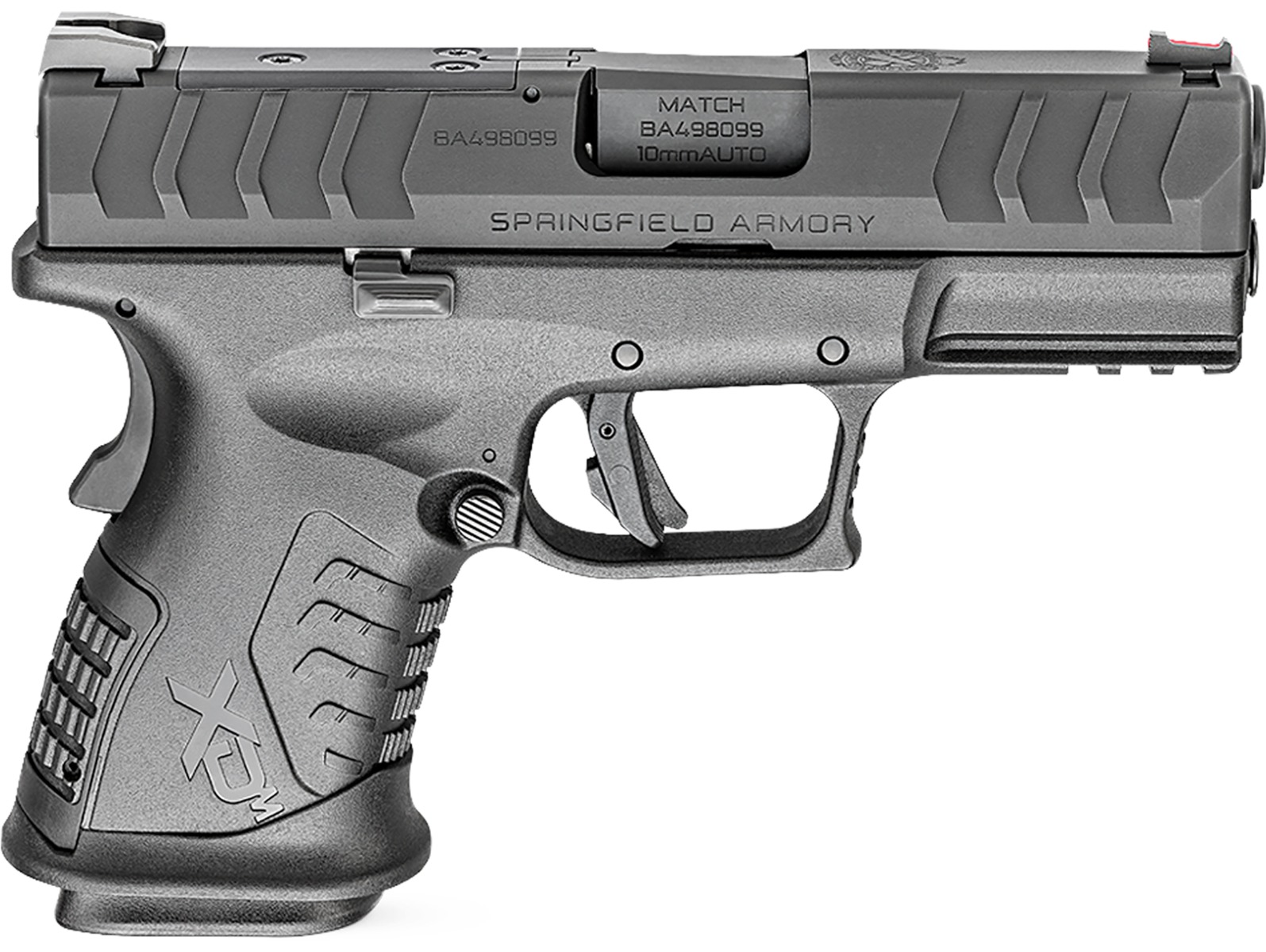 Springfield XD-M Elite 3.8" Compact OSP Handgun 10mm Auto 11rd Magazine 3.8" Barrel Fiber Optic Front Tactical Rack U-Dot Rear
