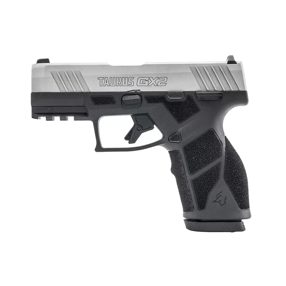 Taurus GX2 Handgun 9mm Luger 10rd Magazines (2) 3.38" Barrel Black Frame/Stainless Slide