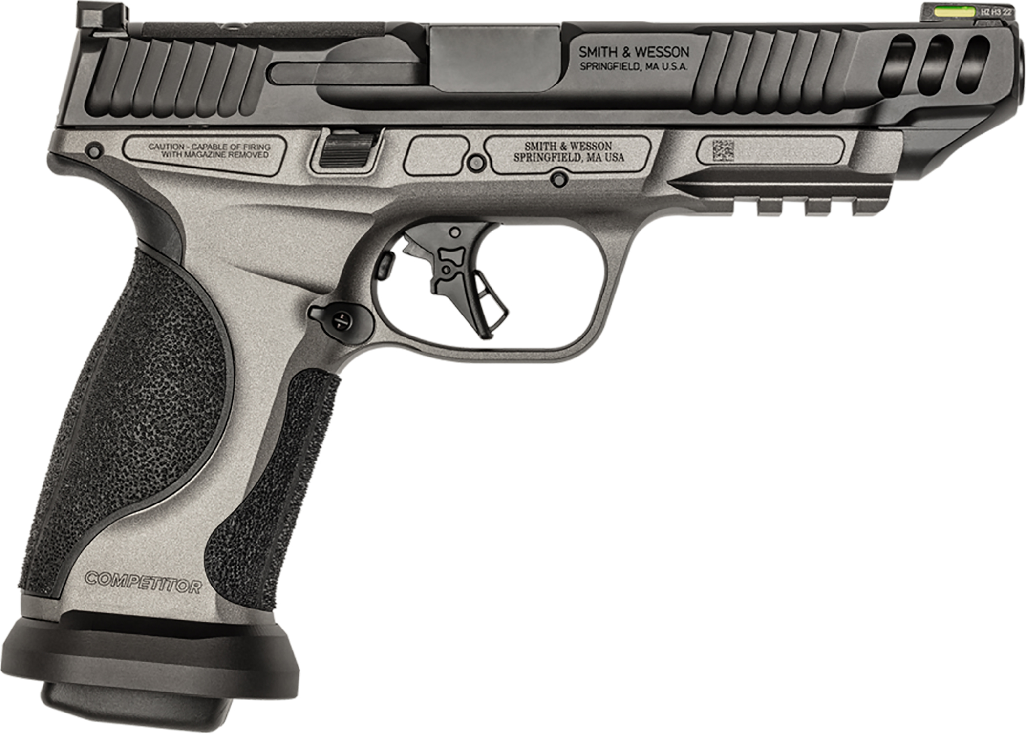 Smith & Wesson Inc. S&W M&P9 M2.0 Performance Center Competitor Handgun 9mm Luger 17rd Magazine(4) 5" Barrel 2-Tone Optic Ready