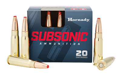 Hornady HRN 7.62X39 255GR SUB-X 20RD 10BX/CS