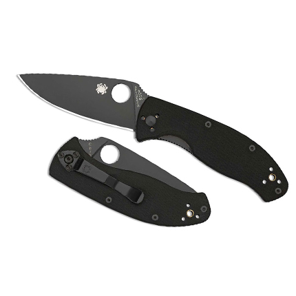 SPYDERCO TENACIOUS G-10 PLAIN BLK