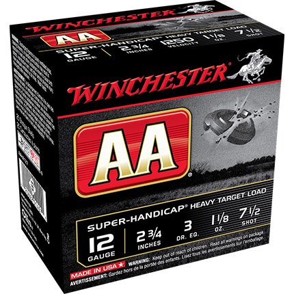 Winchester Ammunition WIN AA SUPER HC 12GA 2.75" #7.5 25/