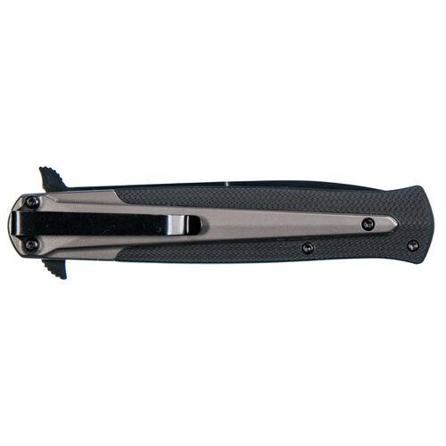 Battenfeld Knives Smith & Wesson M&P 1085898 Dagger Clip Point Folding Knife 3 7/8" Blade Black