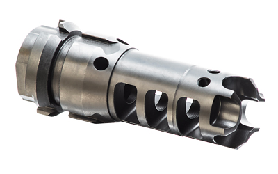 Lantac Drakon Muzzle Brake AK 7.62X39 14x1MM L/H Thread with Dead Air Keymount
