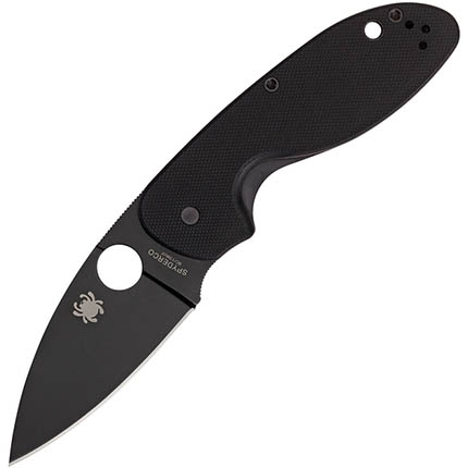 SPYDERCO EFFICIENT G-10 BLACK PLAINE