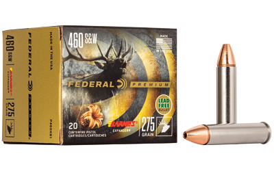 Federal Premium Barnes Expander Handgun Ammunition .460 S&W 275 gr JHP 1800 fps 20/ct