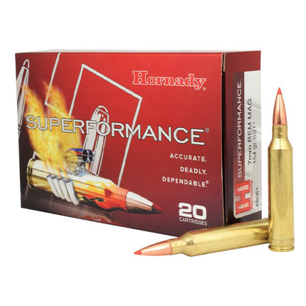 Hornady Superformance Rifle Ammunition 7mm Rem Mag 154 gr SST 3100 fps 20/ct