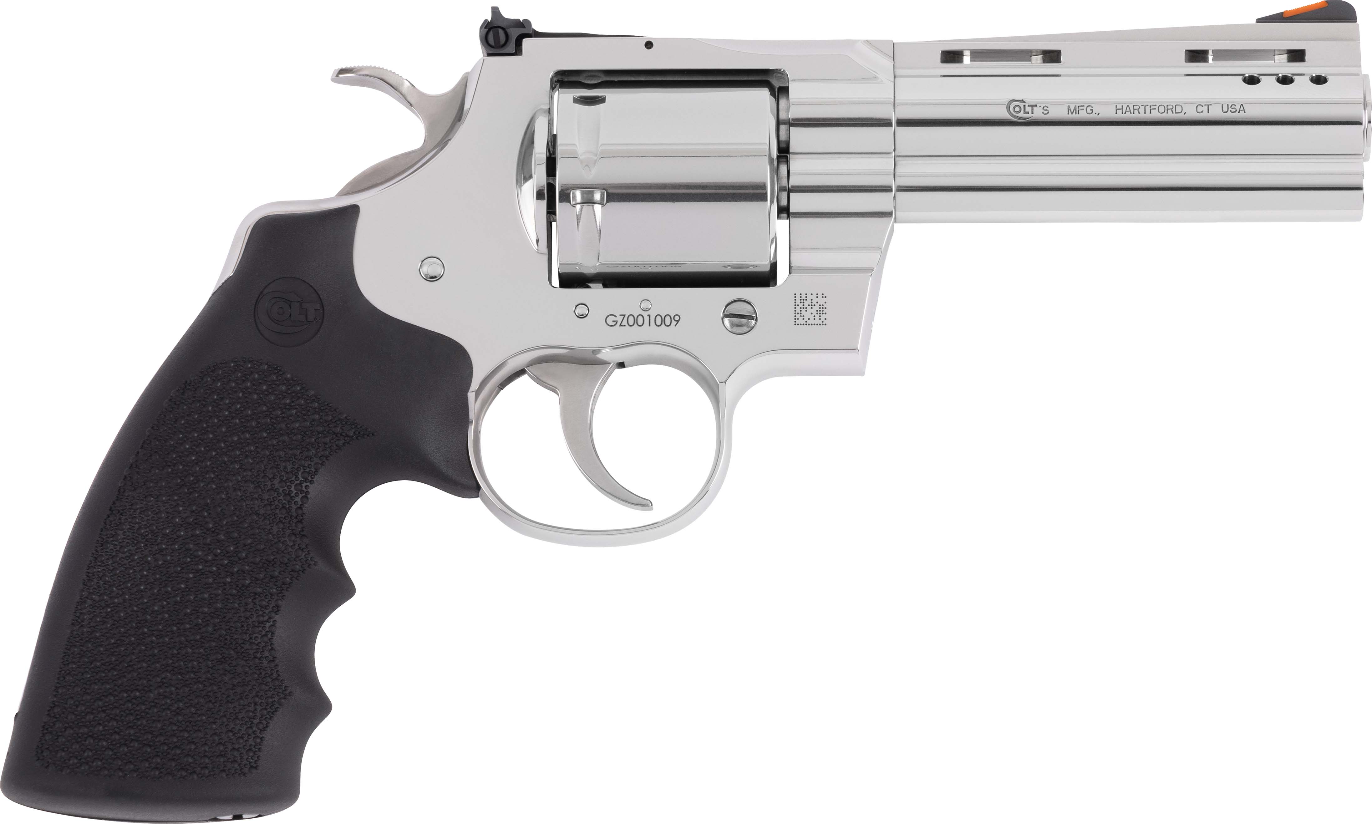 Colt Grizzly Handgun .357 Mag 6rd Capacity 4.25" Stainless with Black Rubber Grips