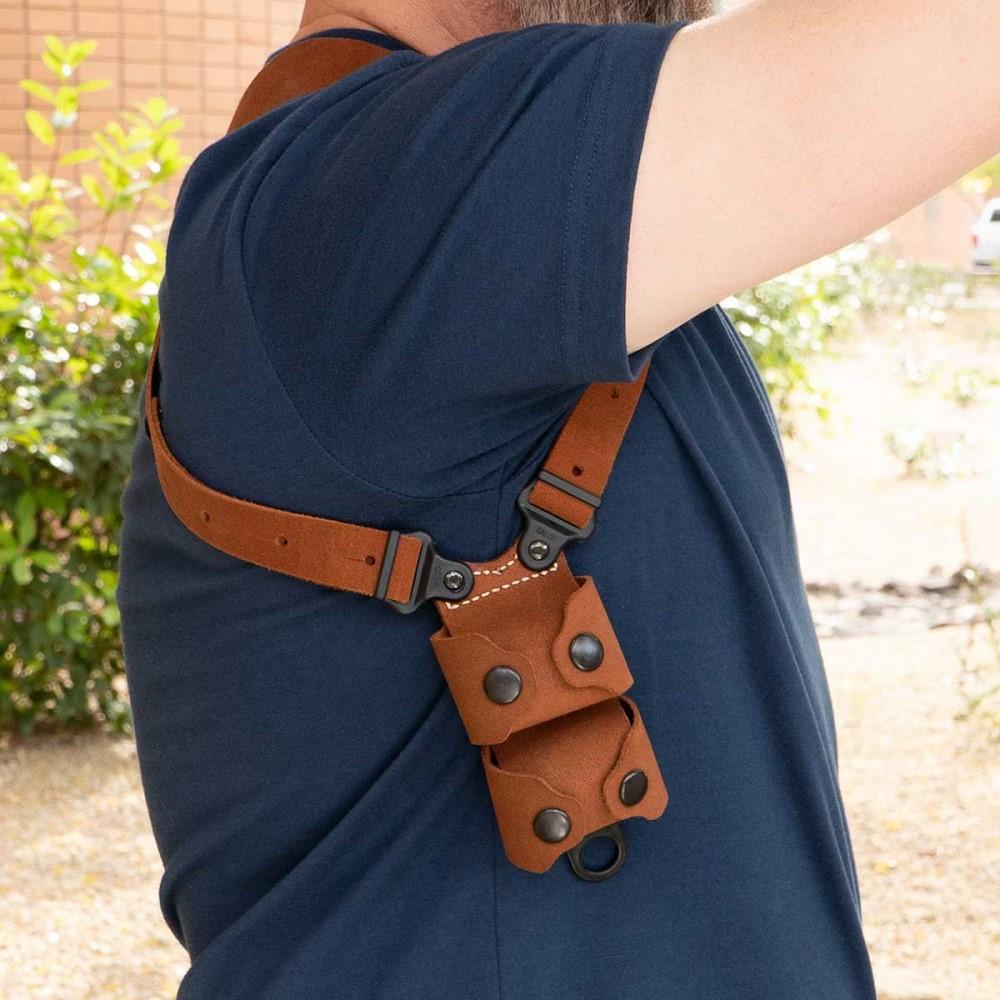 Galco Classic Lite 2.0 Shoulder System Holster for S&W M&P Shield Plus Natural RH