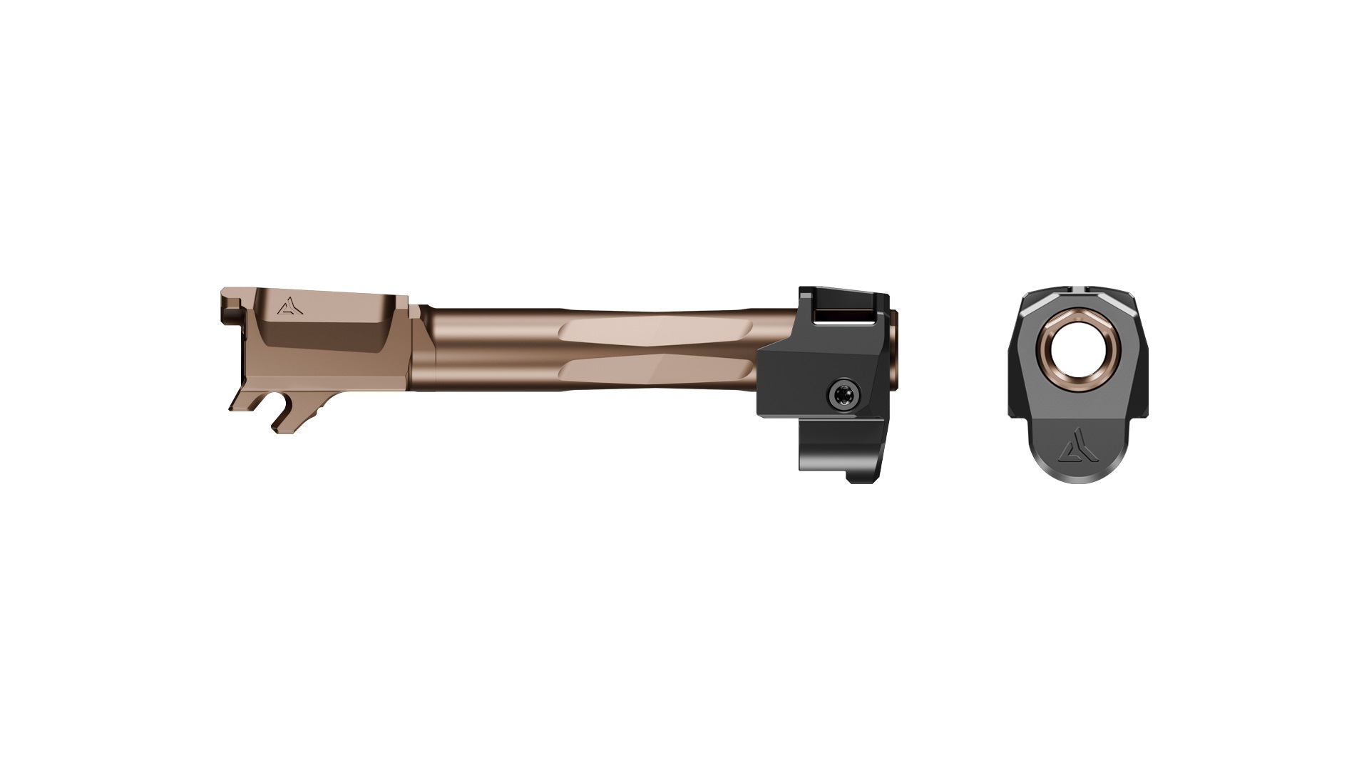 Radian Weapons Afterburner and Ramjet Combo Barrel and Compensator for Sig Sauer P365 3.7" Bronze