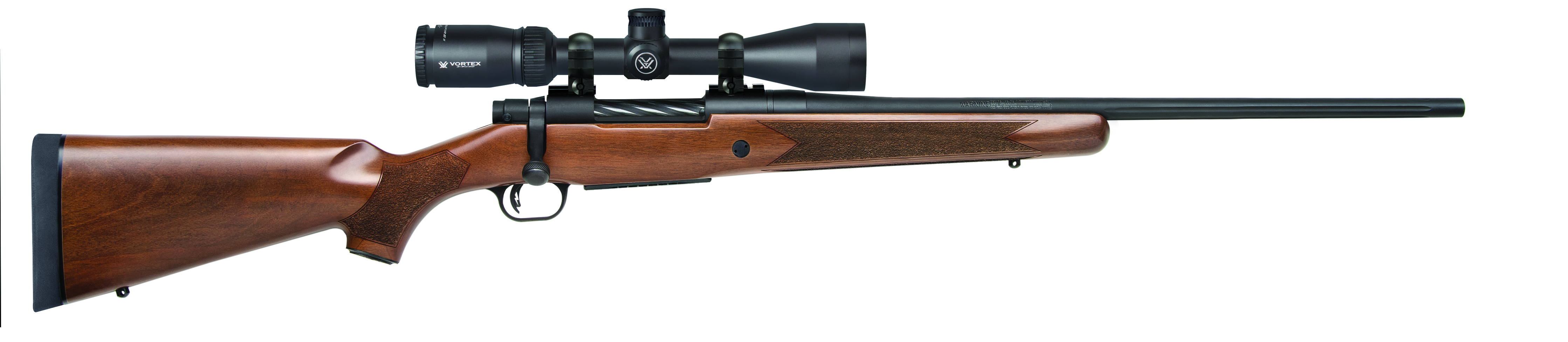 MOSSBERG PATRIOT 30-06 SPFLD 22" BLK/WALNUT VORTEX 3-9X40 SCOPE