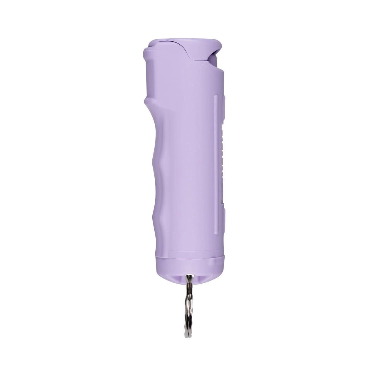 Security Equipment Corporation Sabre Pepper Gel with Finger Grip and Snap Clip 25 Bursts 10' Range Purple