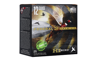Federal Hi-Bird Shotshells 12ga 2-3/4" 1-1/4oz 1330 fps #5 25/rd