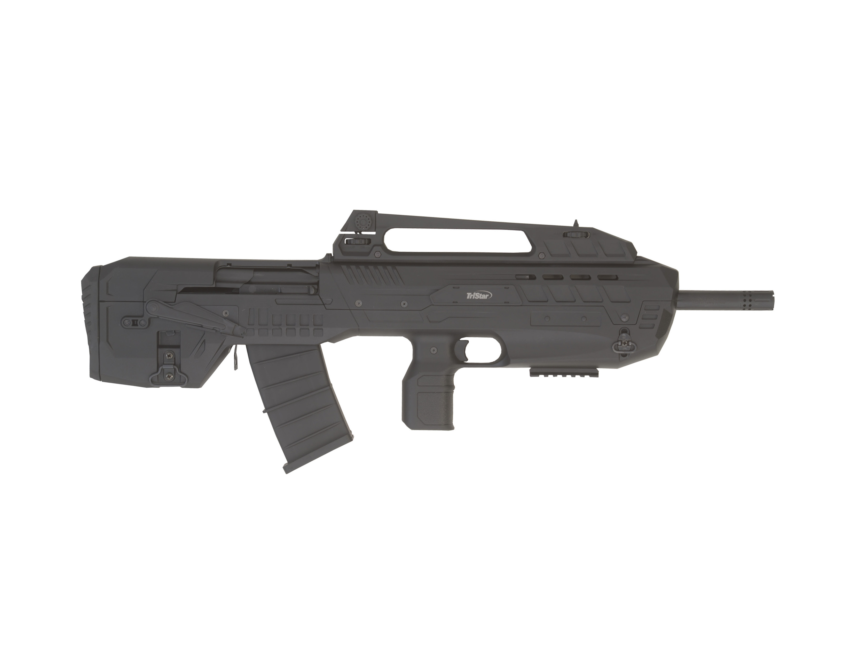 Tristar Compact Tactical Shotgun 12ga 3" Chamber 5rd Magazines (2) 18.5" Barrel Black