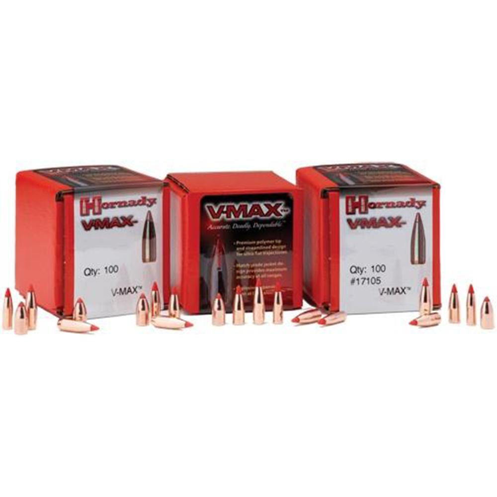 Hornady V-MAX Bullets .22 cal .224" 40 gr V-MAXBT 100/ct